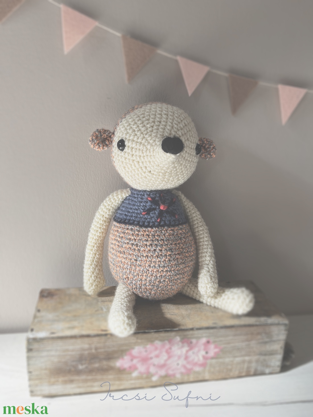 Tádé / horgolt - amigurumi figura - játék & sport - plüssállat & játékfigura - egér - Meska.hu Tádé / horgolt - amigurumi figura - játék & sport - plüssállat & játékfigura - egér - Meska.hu