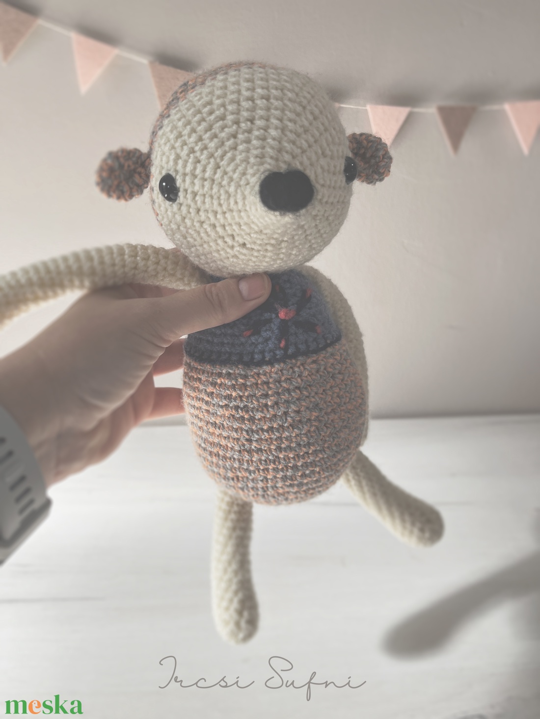 Tádé / horgolt - amigurumi figura - játék & sport - plüssállat & játékfigura - egér - Meska.hu Tádé / horgolt - amigurumi figura - játék & sport - plüssállat & játékfigura - egér - Meska.hu