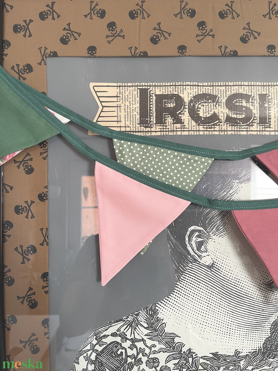 Textil zászló girland / bunting / zászló füzér - otthon & életmód - dekoráció - fali és függő dekoráció - falra akasztható dekor - Meska.hu Textil zászló girland / bunting / zászló füzér - otthon & életmód - dekoráció - fali és függő dekoráció - falra akasztható dekor - Meska.hu