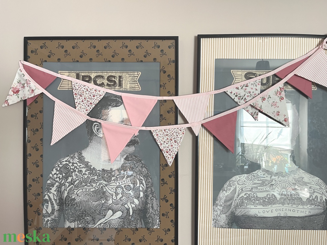 Textil zászló girland / bunting / zászló füzér - otthon & életmód - dekoráció - fali és függő dekoráció - falra akasztható dekor - Meska.hu Textil zászló girland / bunting / zászló füzér - otthon & életmód - dekoráció - fali és függő dekoráció - falra akasztható dekor - Meska.hu