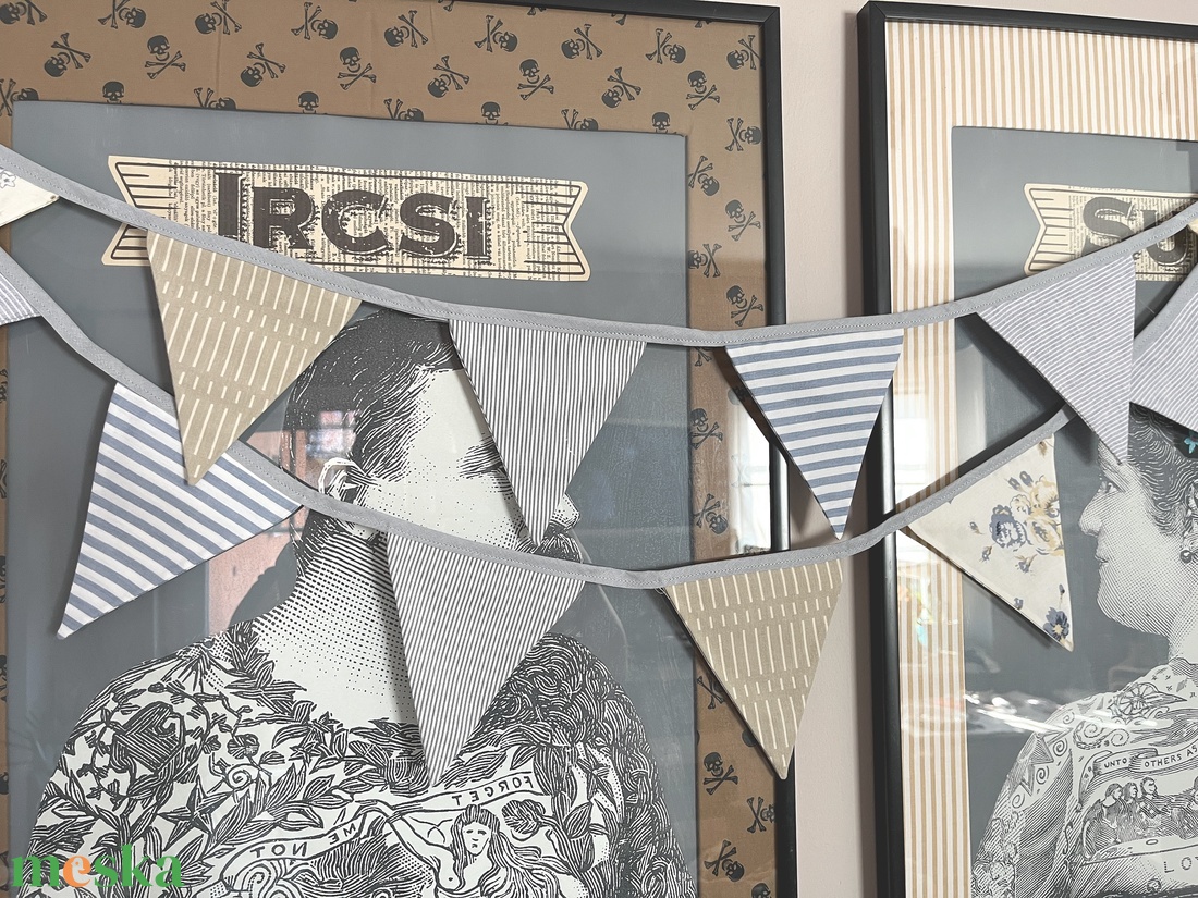 Textil zászló girland / bunting / zászló füzér - otthon & életmód - dekoráció - fali és függő dekoráció - falra akasztható dekor - Meska.hu Textil zászló girland / bunting / zászló füzér - otthon & életmód - dekoráció - fali és függő dekoráció - falra akasztható dekor - Meska.hu