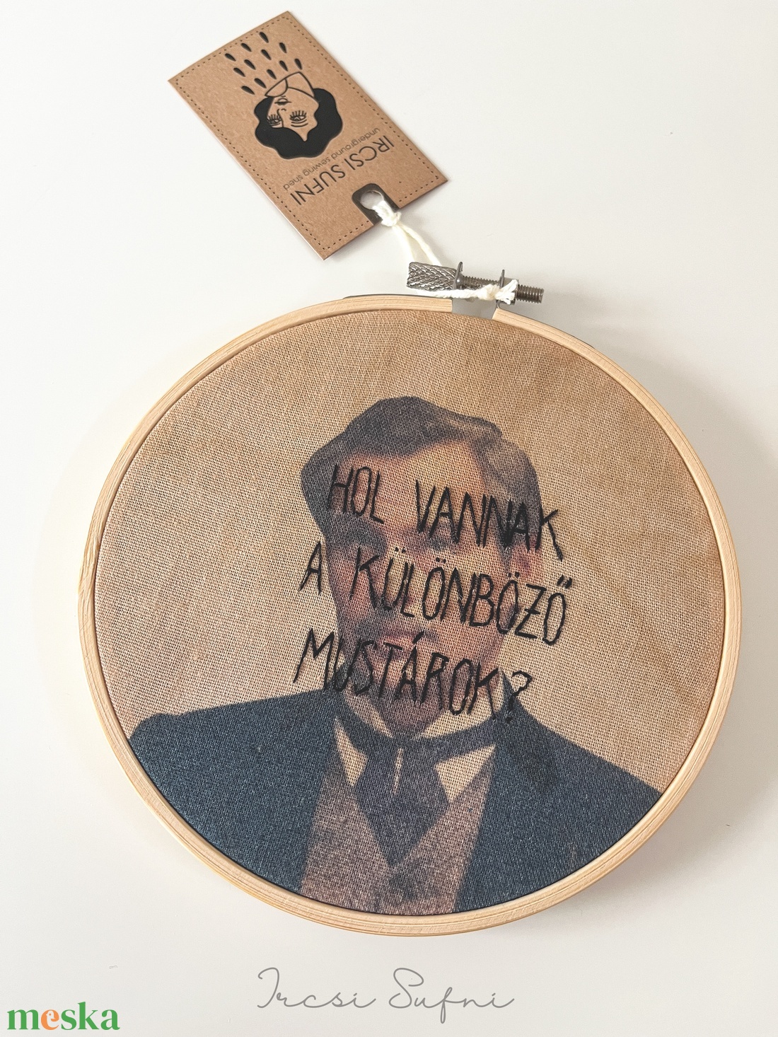 Szindbád idézet hímzés / fali dekoráció - otthon & életmód - dekoráció - fali és függő dekoráció - falra akasztható dekor - Meska.hu