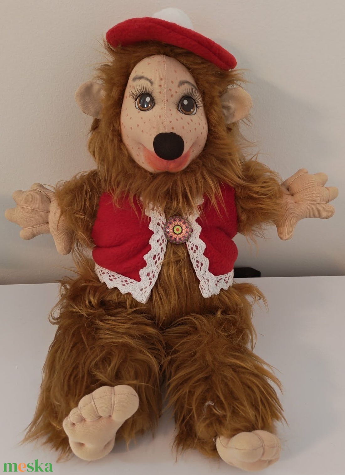 Kézzel készült egyedi drótvázas figura eladó. - játék & sport - plüssállat & játékfigura - manó - Meska.hu