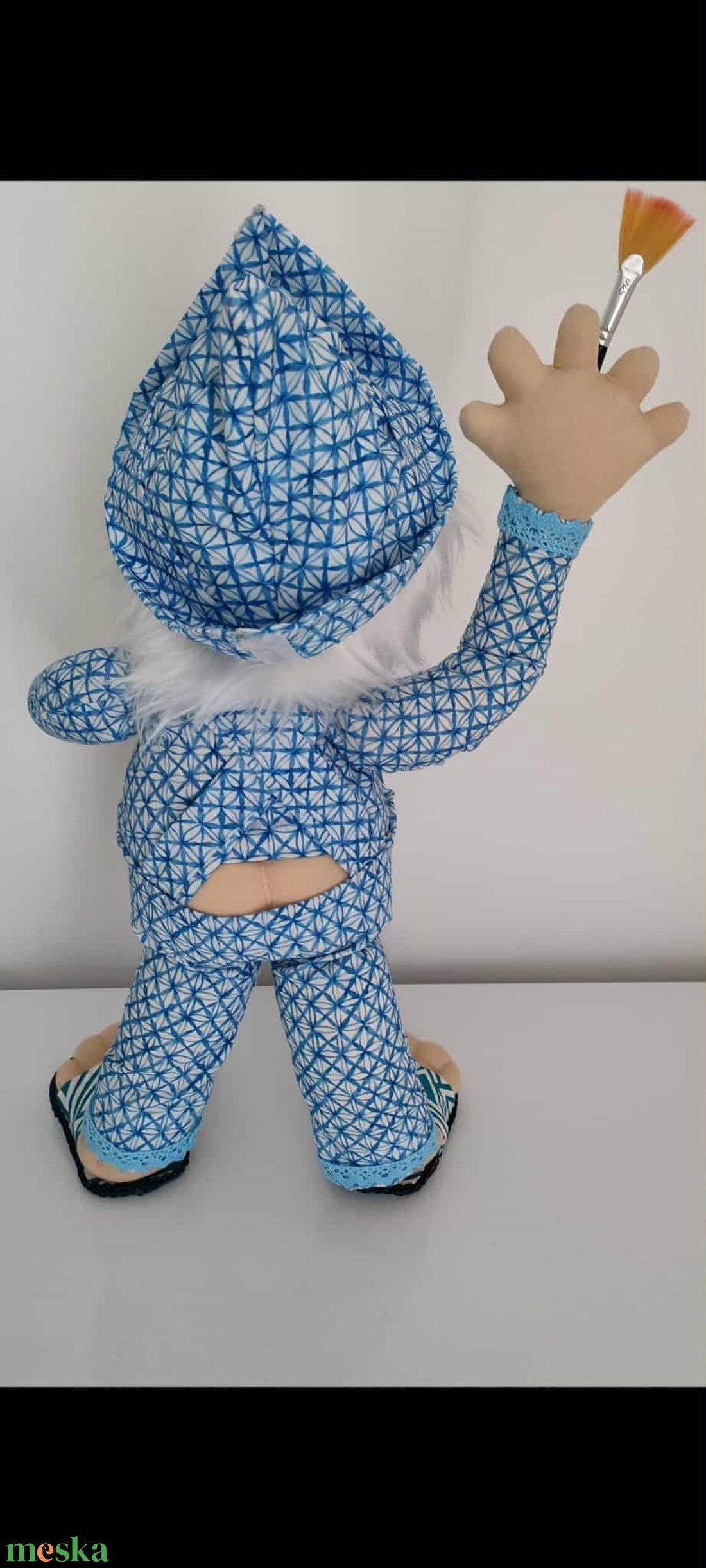 Kézzel készült egyedi drótvázas figura eladó.  - játék & sport - plüssállat & játékfigura - manó - Meska.hu