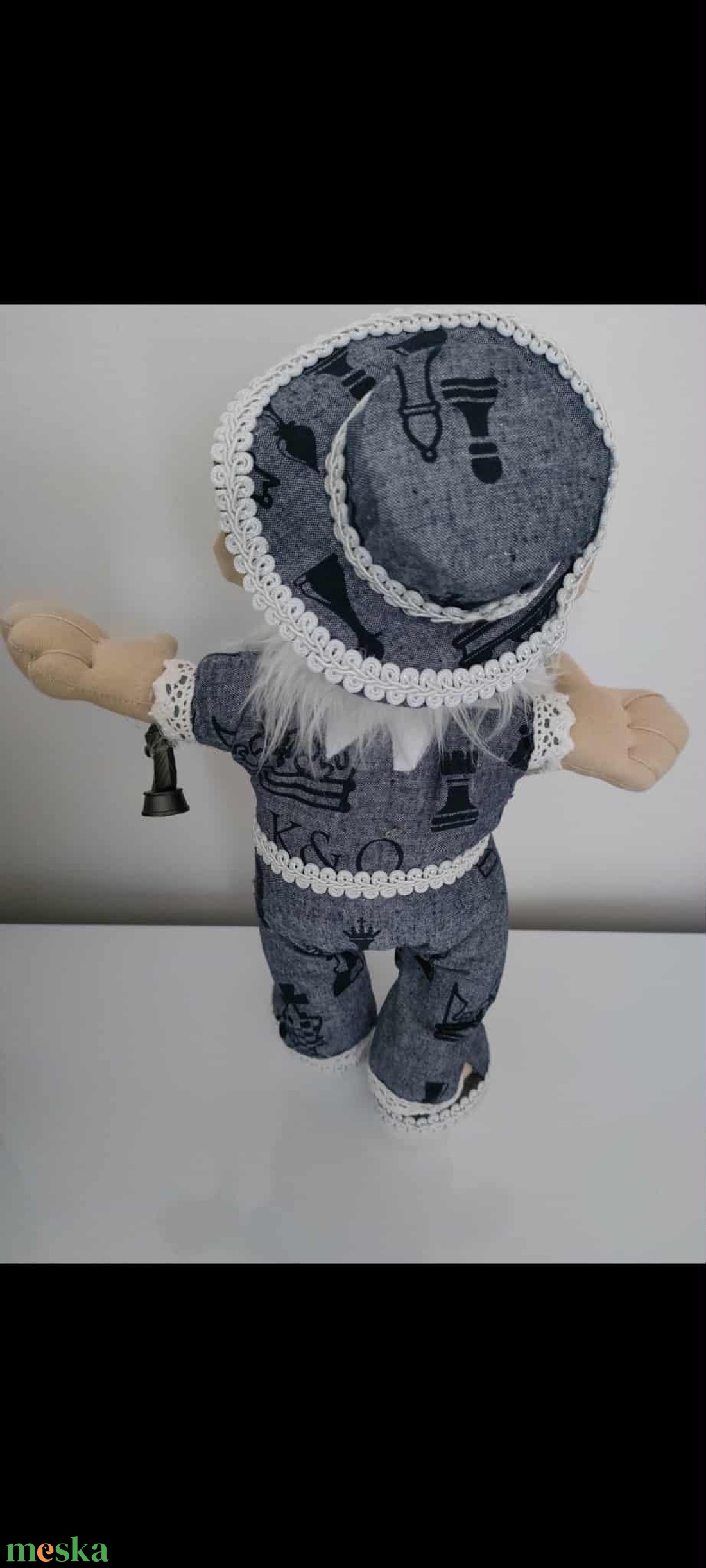 Kézzel készült egyedi drótvázas figura eladó.  - játék & sport - plüssállat & játékfigura - manó - Meska.hu