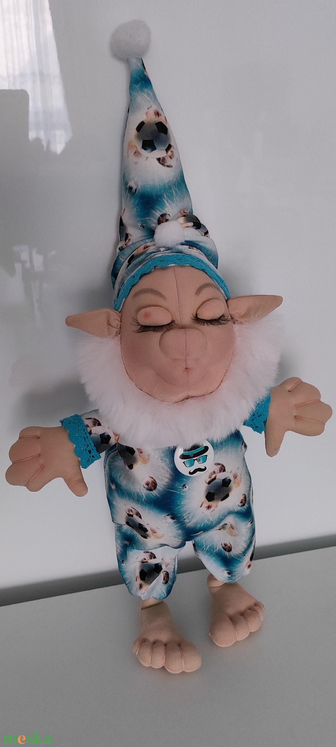 Kézzel készült egyedi drótvázas figura eladó.  - játék & sport - plüssállat & játékfigura - manó - Meska.hu