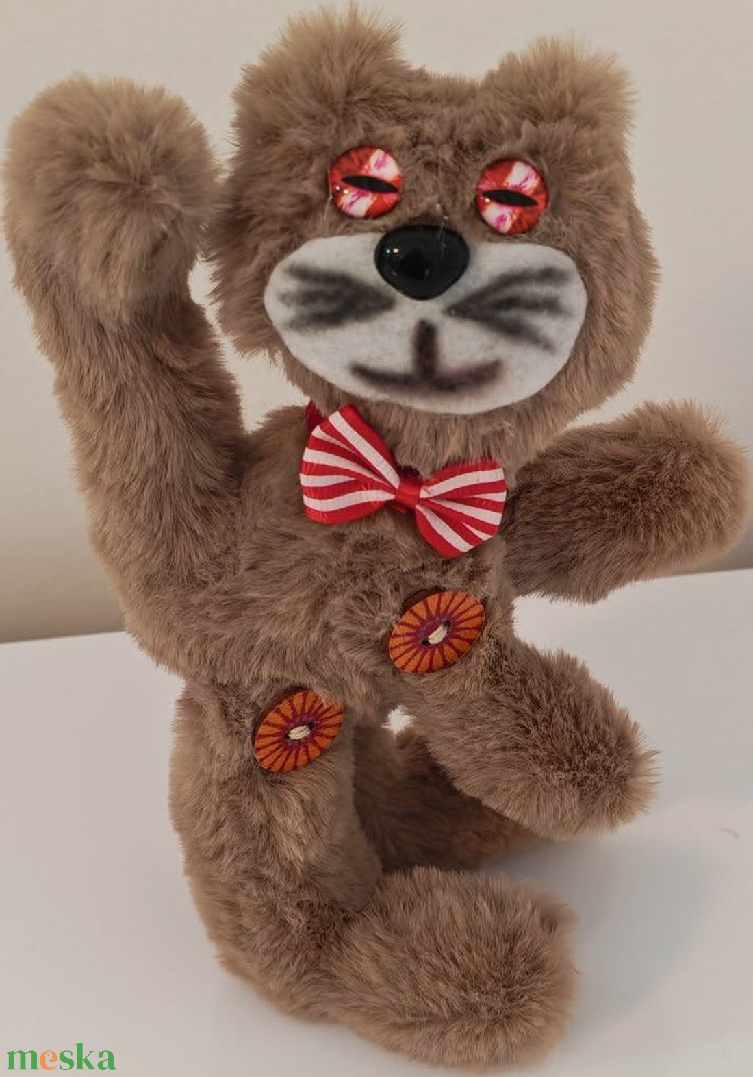 Kézzel készült egyedi drótvázas figura eladó.  - játék & sport - plüssállat & játékfigura - manó - Meska.hu