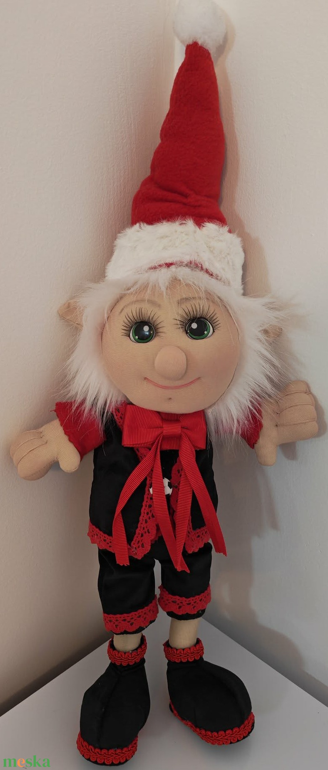 Kézzel készült egyedi drótvázas figura eladó.  - játék & sport - plüssállat & játékfigura - manó - Meska.hu