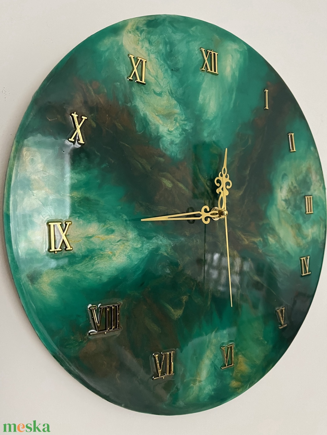 Epoxy, epoxi gyantával készült faliora, csendes mechanizmus, 40cm, - otthon & életmód - dekoráció - fali és függő dekoráció - falióra & óra - Meska.hu Epoxy, epoxi gyantával készült faliora, csendes mechanizmus, 40cm, - otthon & életmód - dekoráció - fali és függő dekoráció - falióra & óra - Meska.hu