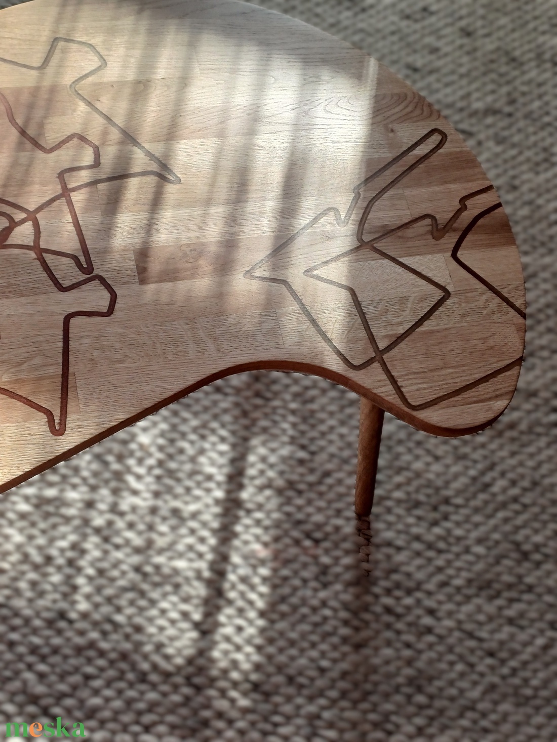 Kávészünet - dohányzóasztal az ikonikus Bialetti kávéfőző ihletésével - otthon & életmód - bútor - asztal - Meska.hu