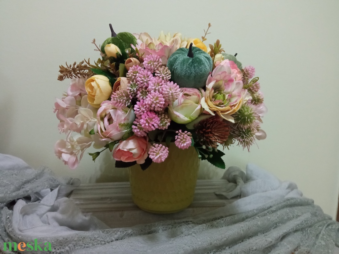 Őszi asztaldísz - otthon & életmód - dekoráció - asztal és polc dekoráció - asztaldísz - Meska.hu