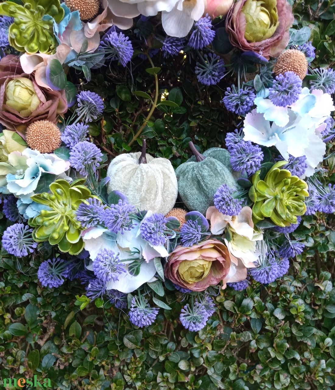 Őszi ajtódísz, kopogtató - otthon & életmód - dekoráció - ajtó- és ablak dekoráció - ajtódísz & kopogtató - Meska.hu