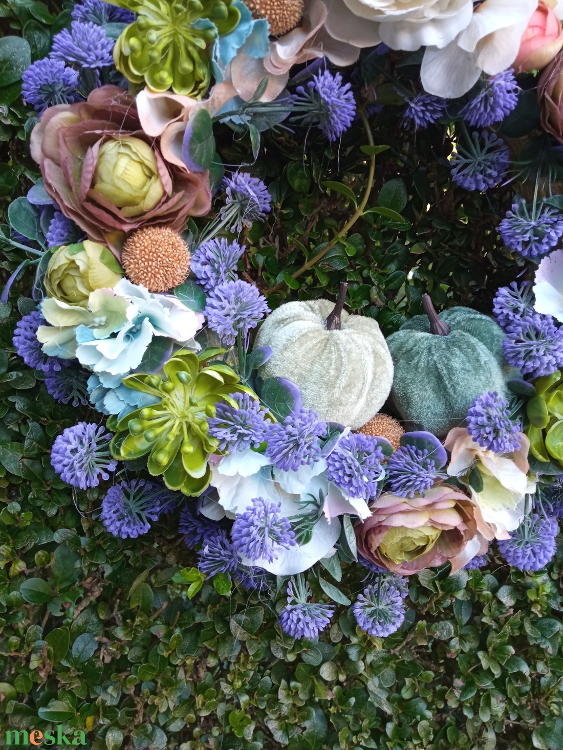 Őszi ajtódísz, kopogtató - otthon & életmód - dekoráció - ajtó- és ablak dekoráció - ajtódísz & kopogtató - Meska.hu