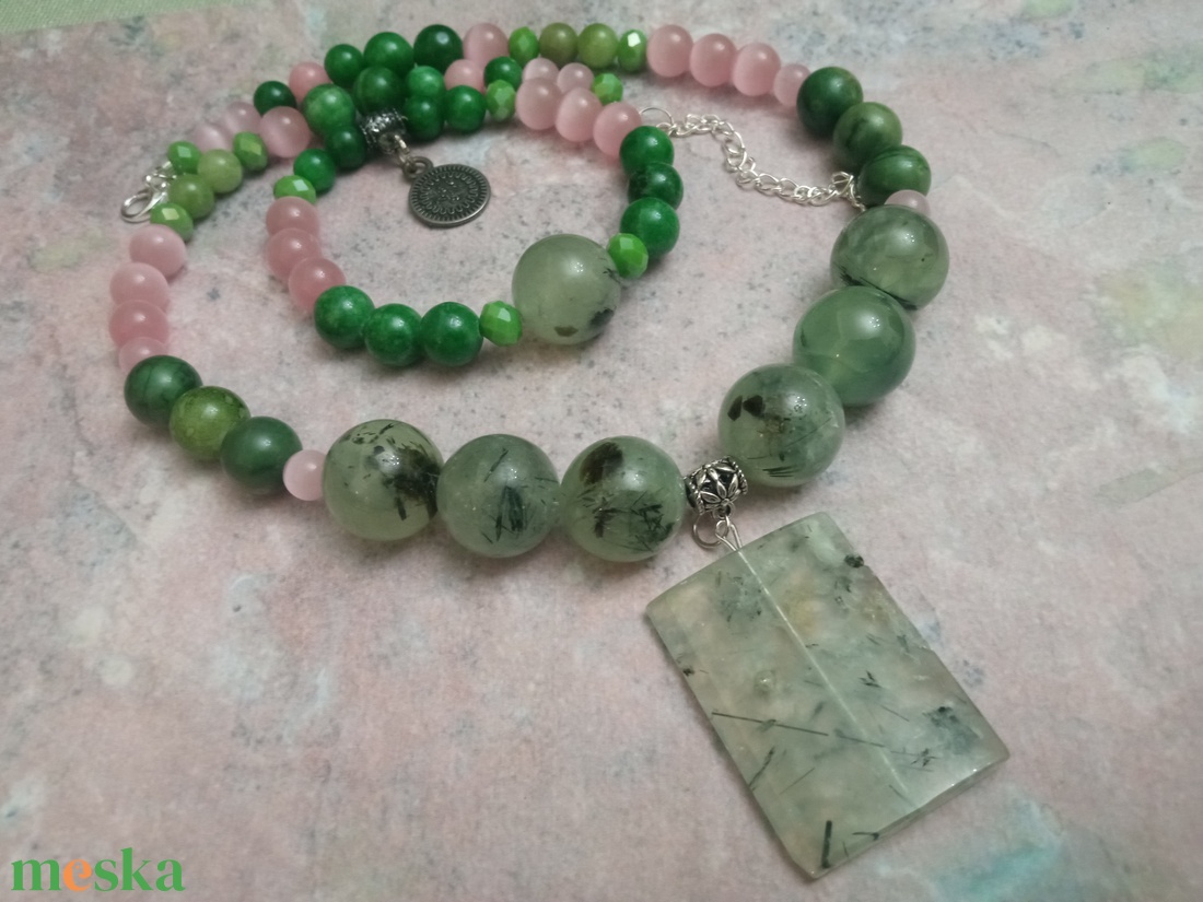 FÉLDRÁGAKŐ/ÁSVÁNY/ - SZETT - ékszer - ékszerszett - Meska.hu