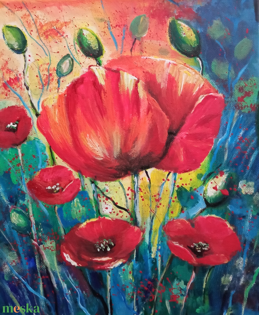 PIPACSOK- modern festmény - művészet - festmény - olajfestmény - Meska.hu