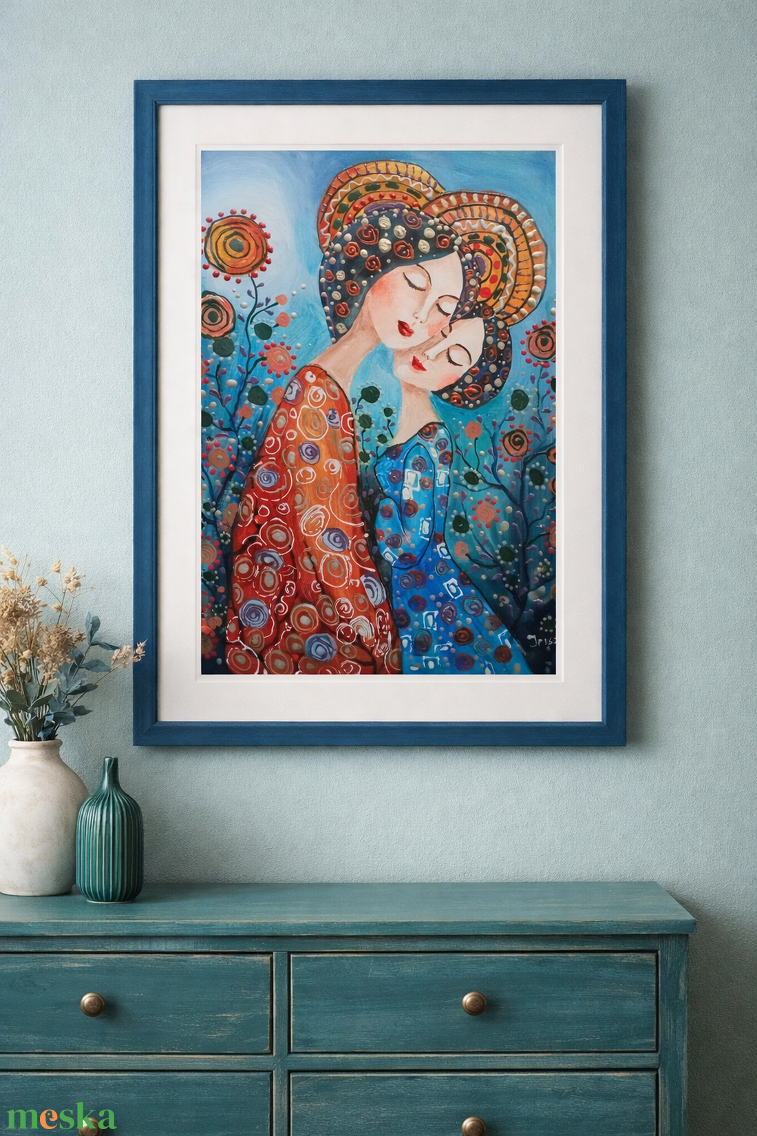 ÖRÖK KÖTELÉK- ABSZTRAKT festmény - művészet - festmény - olajfestmény - Meska.hu