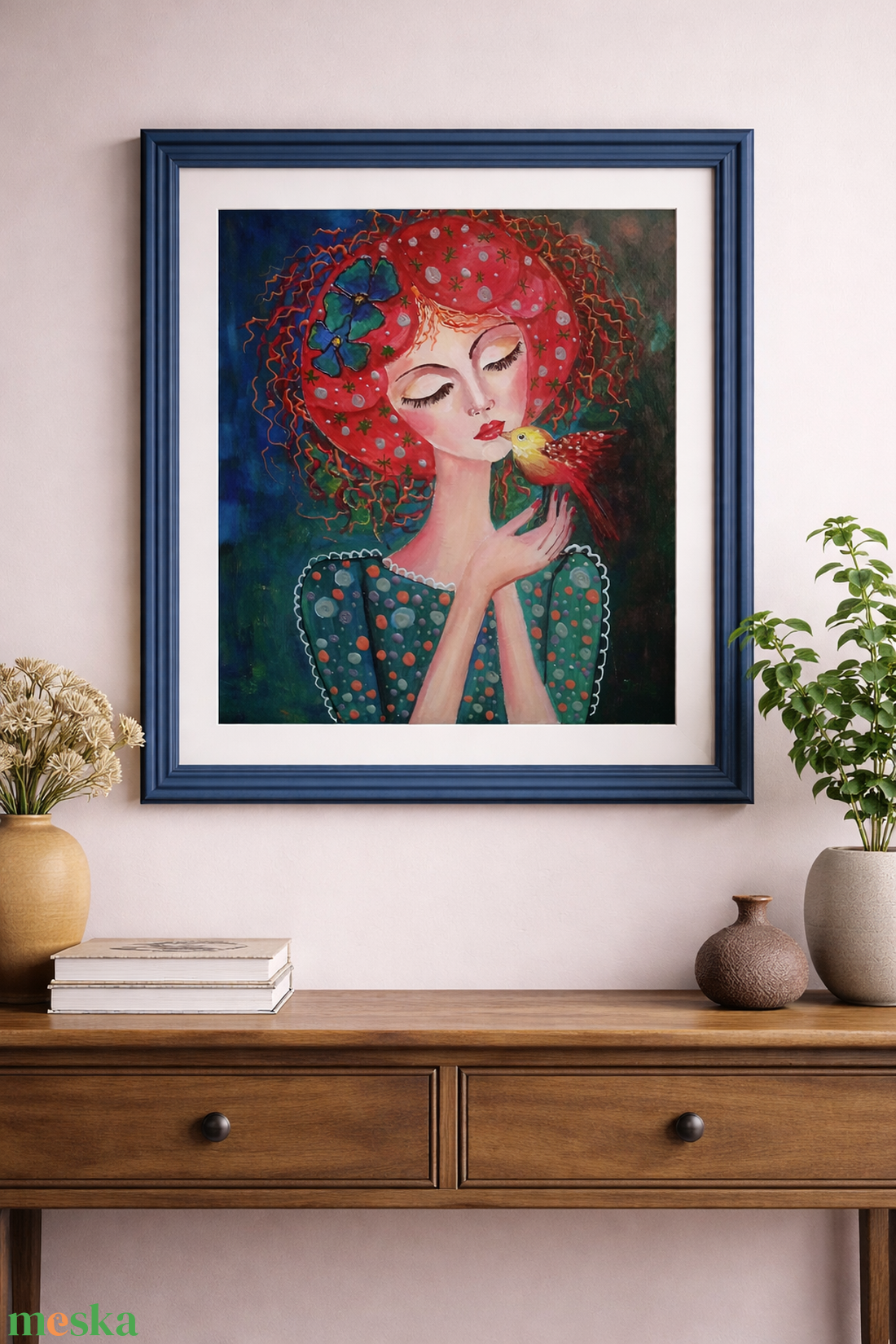 HAJNALI DAL- ABSZTRAKT festmény - művészet - festmény - olajfestmény - Meska.hu