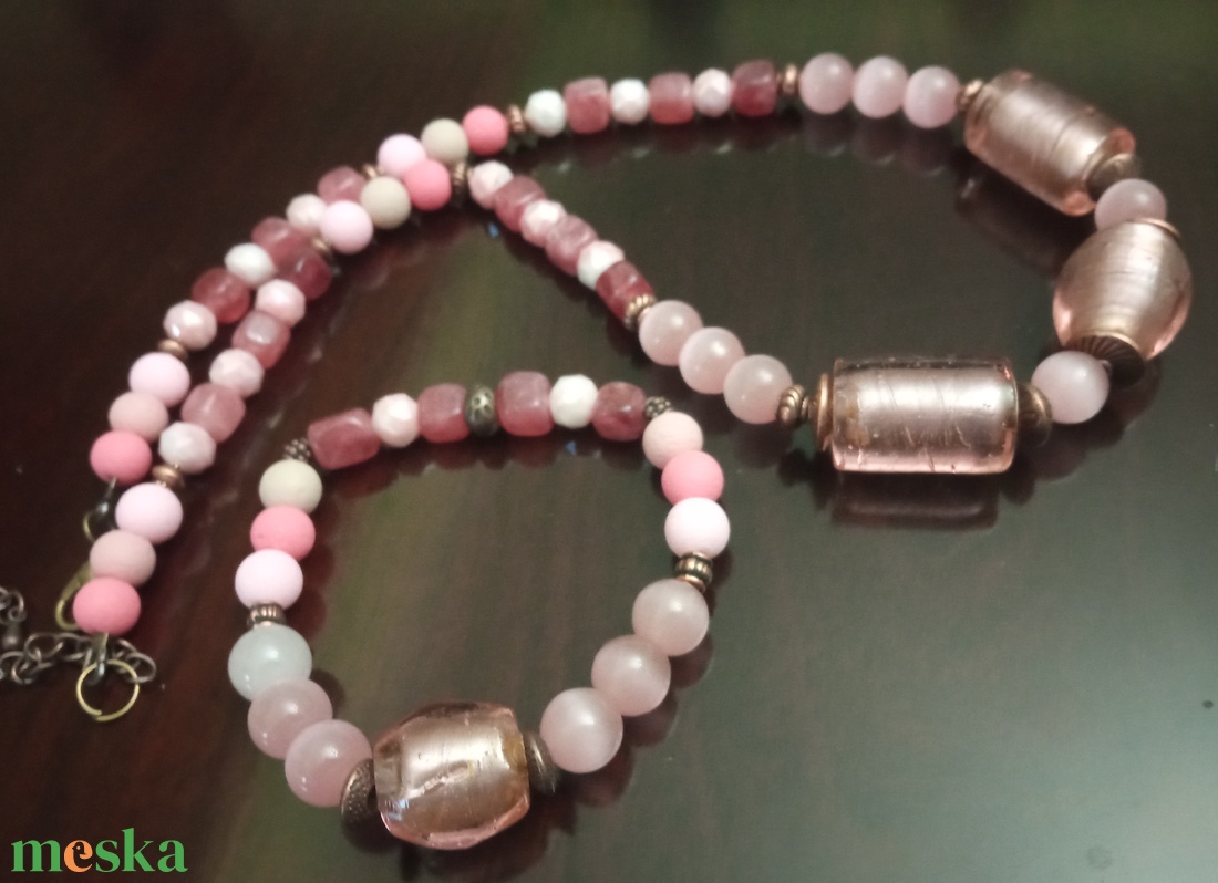 FÉLDRÁGAKŐ/ÁSVÁNY/ - SZETT - ékszer - ékszerszett - Meska.hu