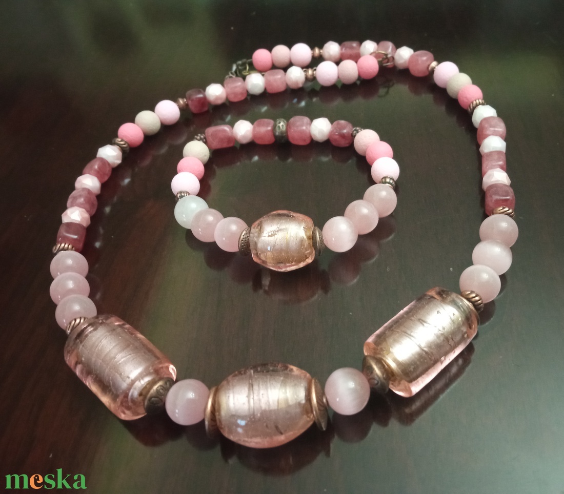 FÉLDRÁGAKŐ/ÁSVÁNY/ - SZETT - ékszer - ékszerszett - Meska.hu