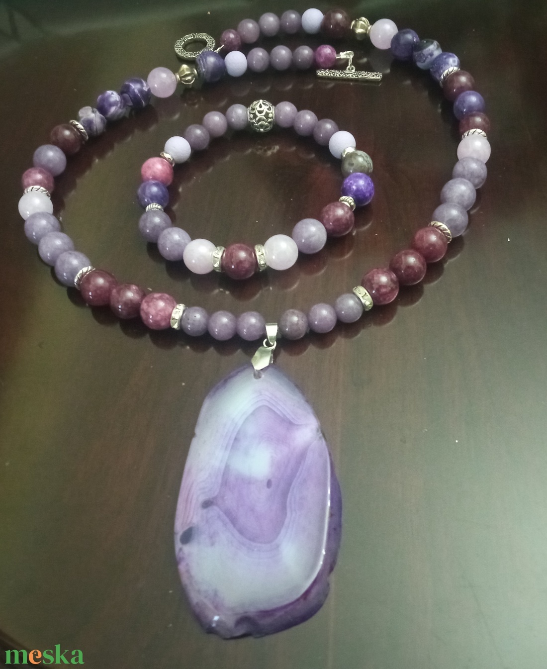 FÉLDRÁGAKŐ/ÁSVÁNY/ - SZETT - ékszer - ékszerszett - Meska.hu