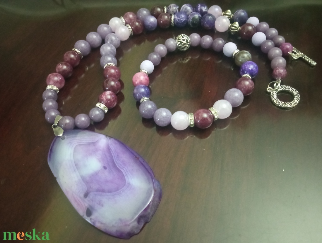 FÉLDRÁGAKŐ/ÁSVÁNY/ - SZETT - ékszer - ékszerszett - Meska.hu