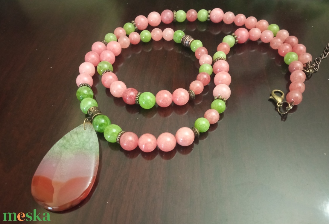 FÉLDRÁGAKŐ/ÁSVÁNY/ - SZETT - ékszer - ékszerszett - Meska.hu