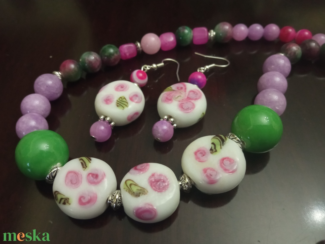 FÉLDRÁGAKŐ/ÁSVÁNY/ - SZETT - ékszer - ékszerszett - Meska.hu