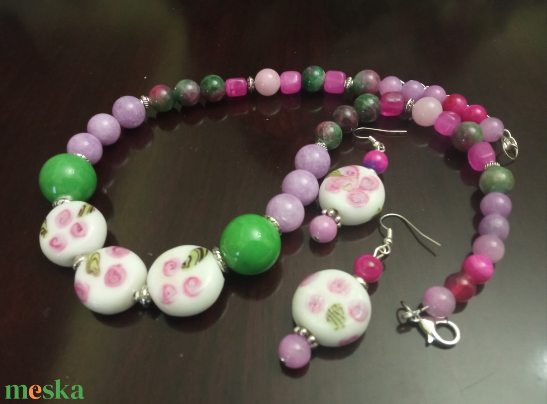 FÉLDRÁGAKŐ/ÁSVÁNY/ - SZETT - ékszer - ékszerszett - Meska.hu