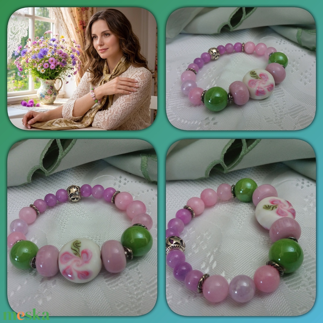 ÁSVÁNY- karkötő - ékszer - karkötő - ásványkarkötő - Meska.hu