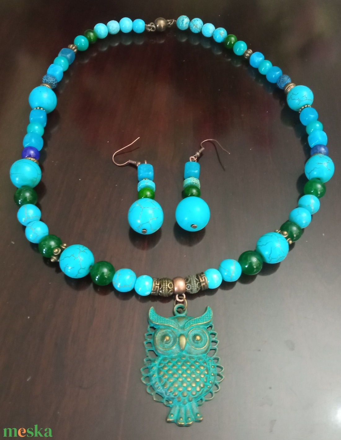 FÉLDRÁGAKŐ/ÁSVÁNY/ - SZETT - ékszer - ékszerszett - Meska.hu