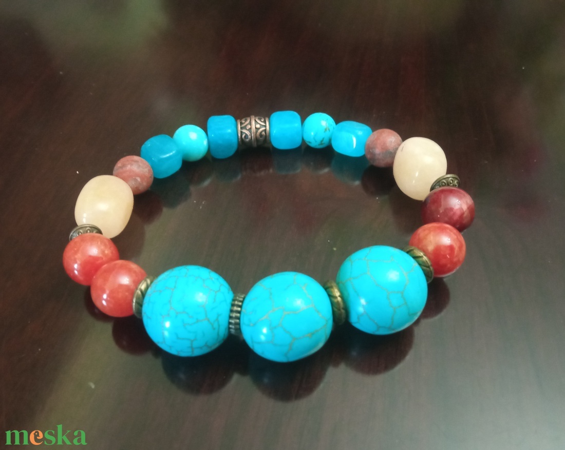 FÉLDRÁGAKŐ/ÁSVÁNY/ -SZETT - ékszer - nyaklánc - medálos nyaklánc - Meska.hu