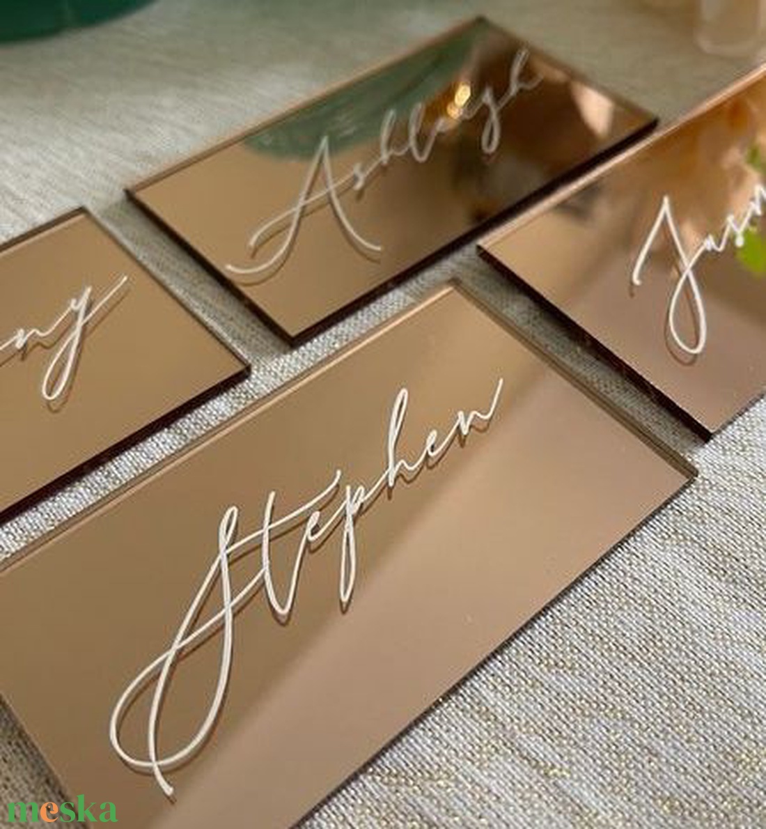 Tükör arany plexi ültetőkártya LAP! - kellékek & szerszámok - díszíthető tárgyak - akril - Meska.hu Tükör arany plexi ültetőkártya LAP! - kellékek & szerszámok - díszíthető tárgyak - akril - Meska.hu