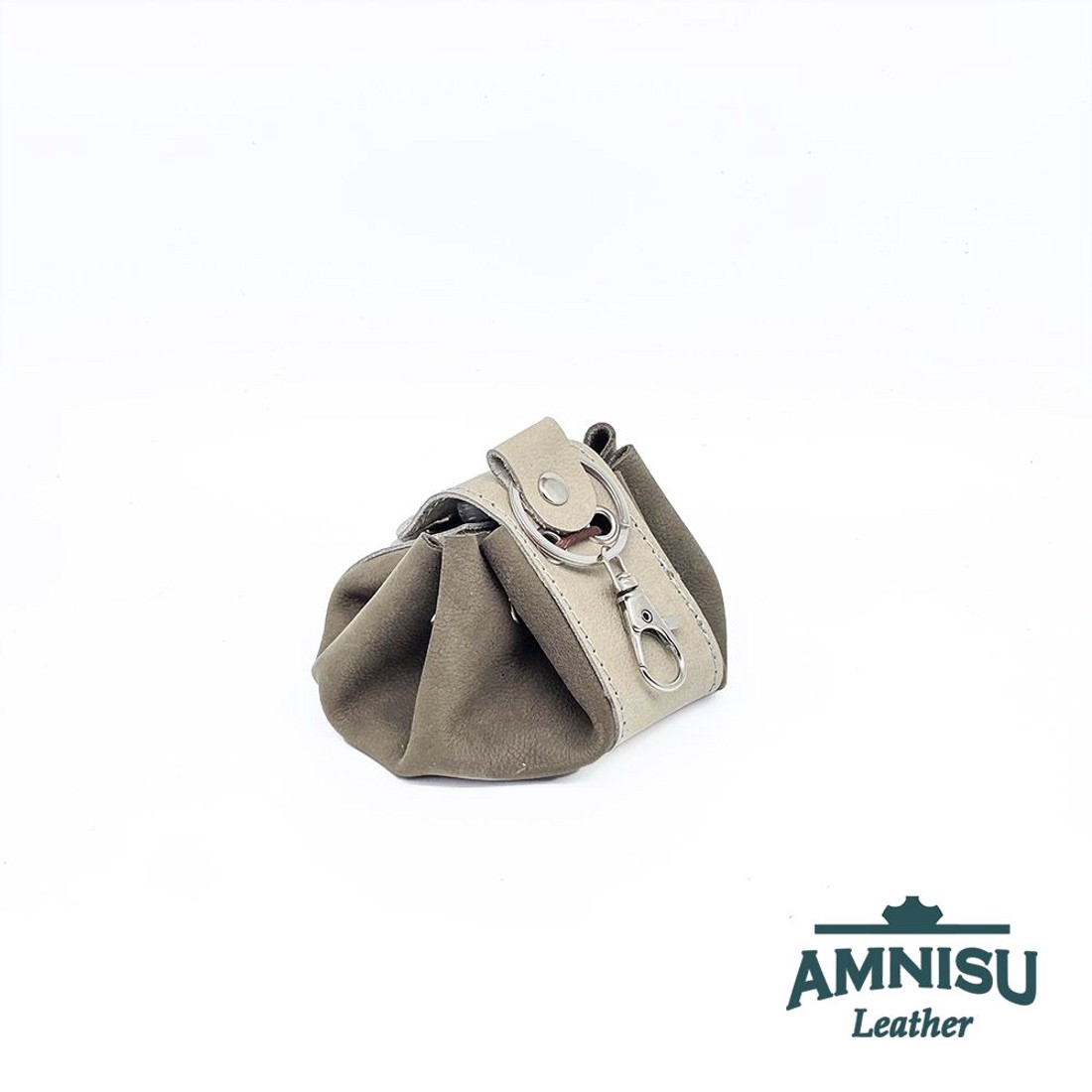 Szürke - keki bőr mini 2in1 szütyő és kockatálca N8014-7007 - játék & sport - táblajáték és kártyajáték - társasjátékok - dobókocka - Meska.hu