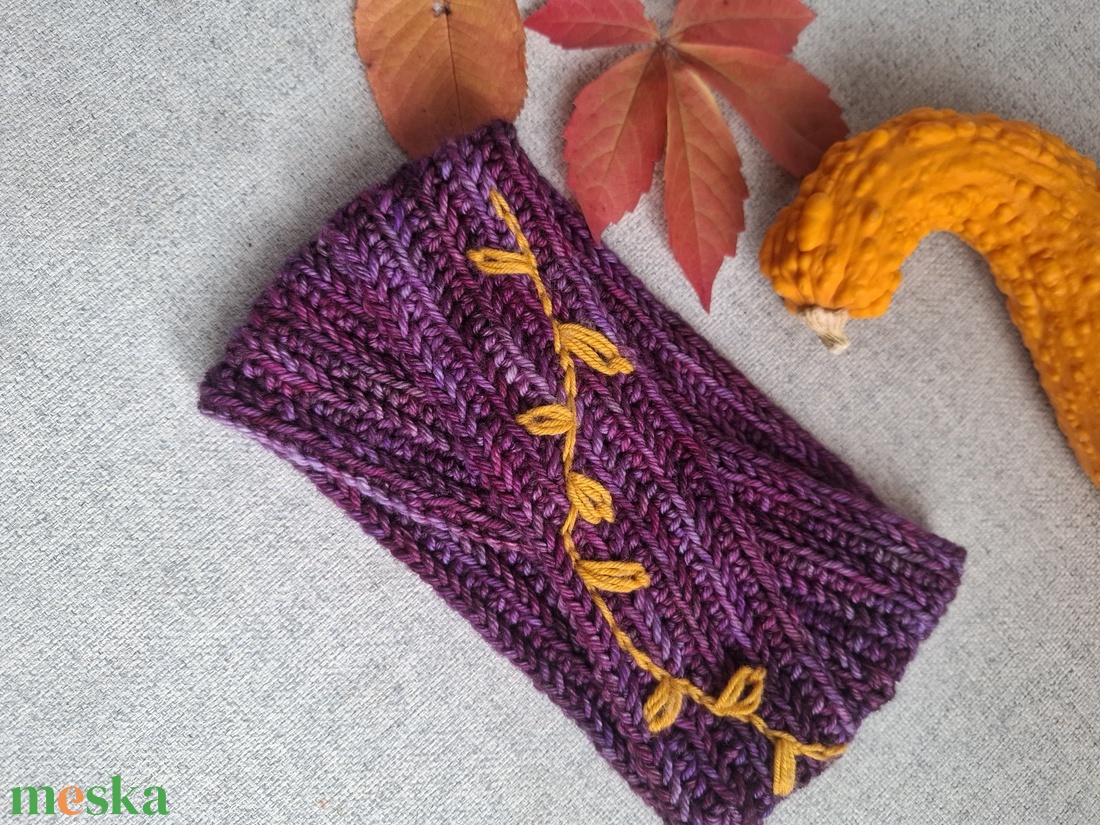 Gyapjú fejpánt  - ruha & divat - sál, sapka, kendő - fejpánt - Meska.hu