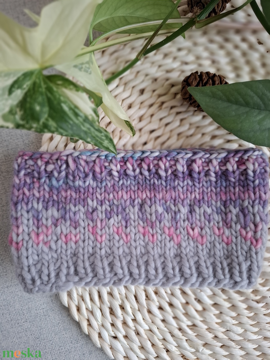 Téli felhő fejpánt - unikornis - ruha & divat - sál, sapka, kendő - fejpánt - Meska.hu