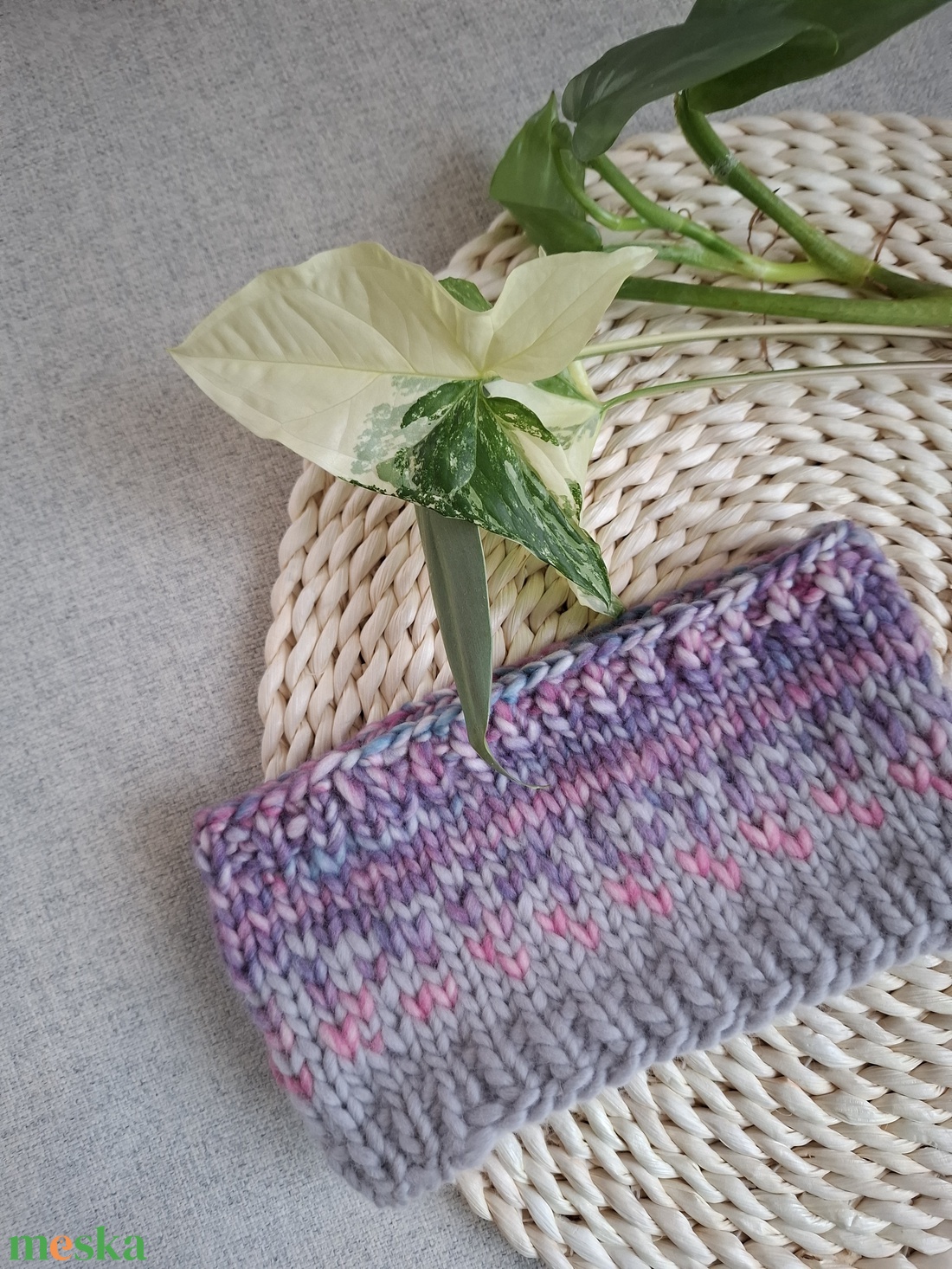 Téli felhő fejpánt - unikornis - ruha & divat - sál, sapka, kendő - fejpánt - Meska.hu