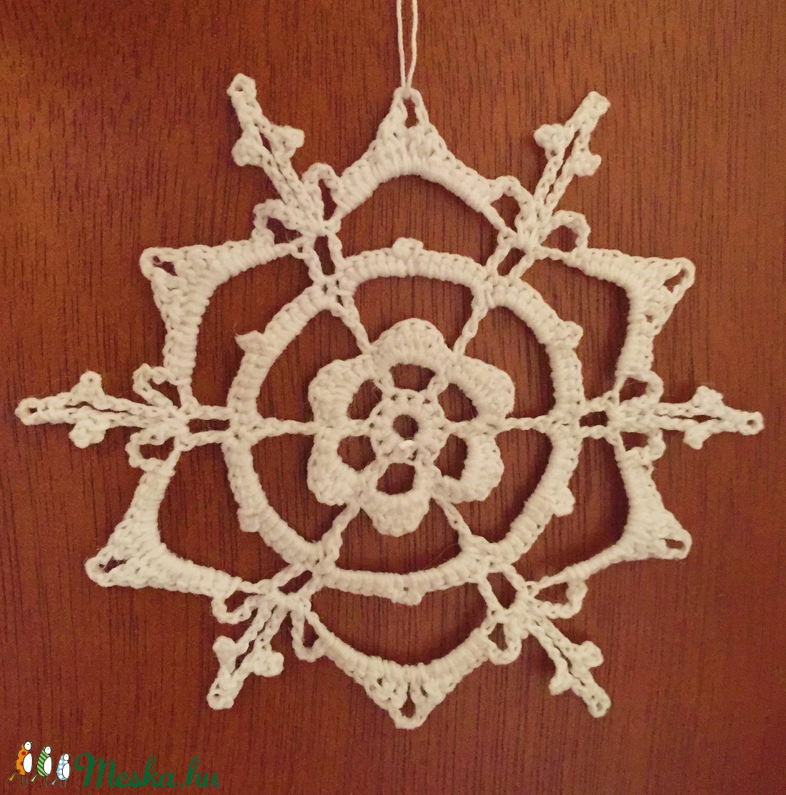 Horgolt karácsonyi hóesés -  - Meska.hu