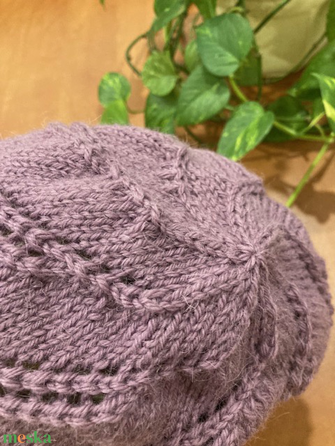 Lila áttört mintás női sapka - ruha & divat - sál, sapka, kendő - sapka - Meska.hu Lila áttört mintás női sapka - ruha & divat - sál, sapka, kendő - sapka - Meska.hu