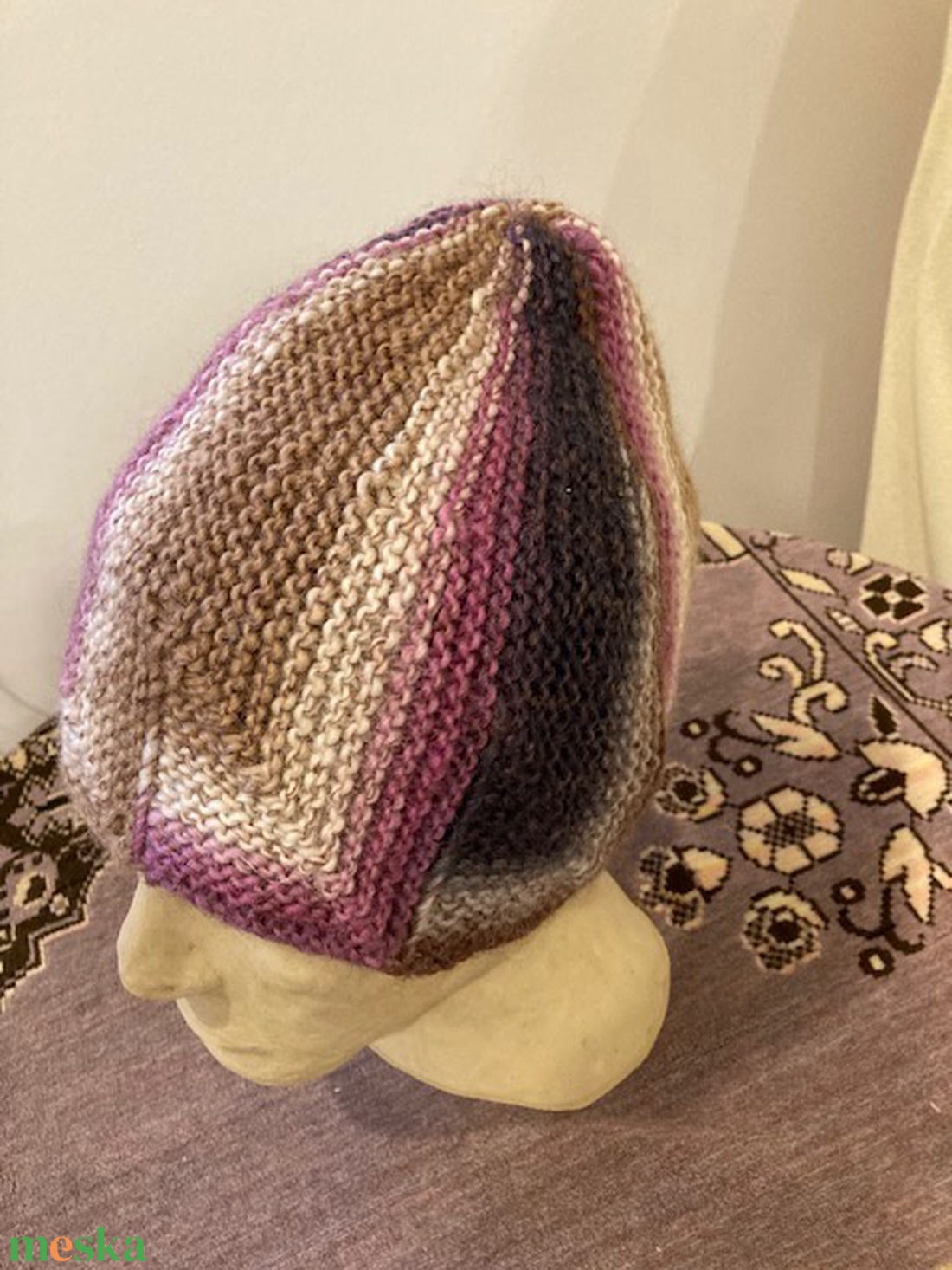 Színre-szín kötött női sapka - ruha & divat - sál, sapka, kendő - sapka - Meska.hu Színre-szín kötött női sapka - ruha & divat - sál, sapka, kendő - sapka - Meska.hu