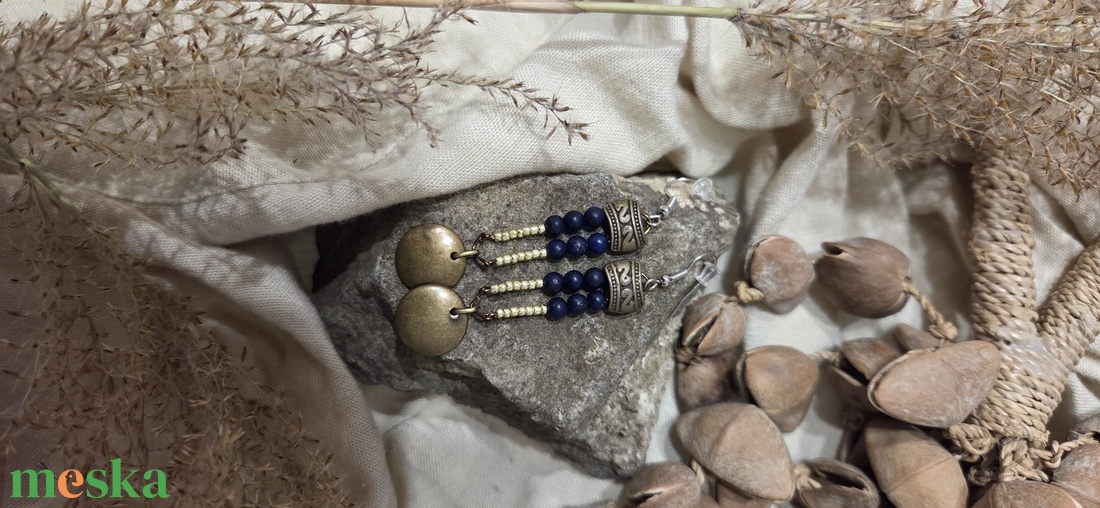 'ISTÁR' hosszú fülbevaló - ékszer - fülbevaló - lógó fülbevaló - Meska.hu