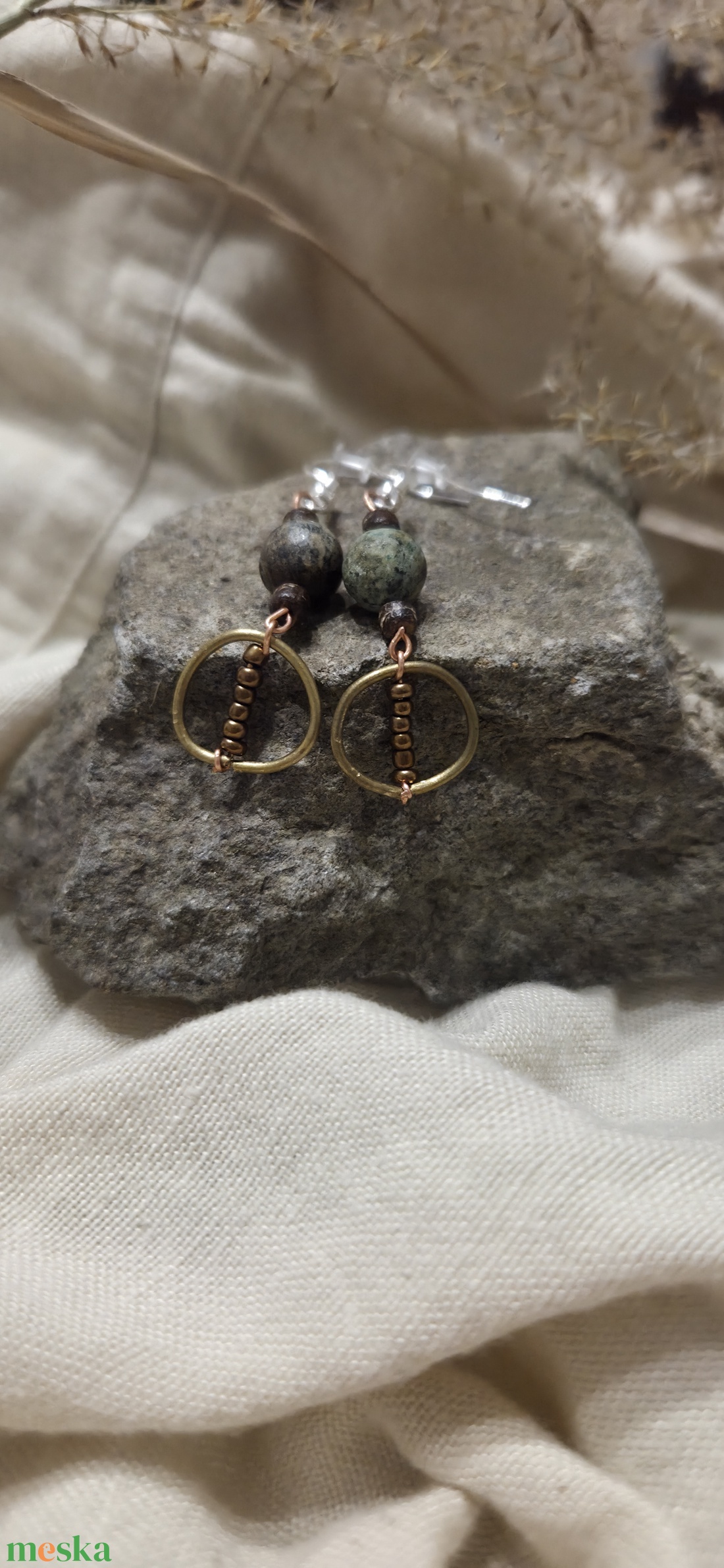 'BOLYONGÓ' - ékszer - fülbevaló - lógó fülbevaló - Meska.hu