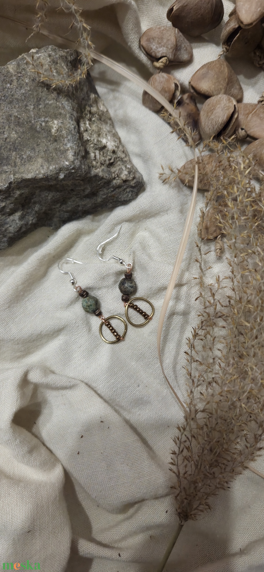 'BOLYONGÓ' - ékszer - fülbevaló - lógó fülbevaló - Meska.hu