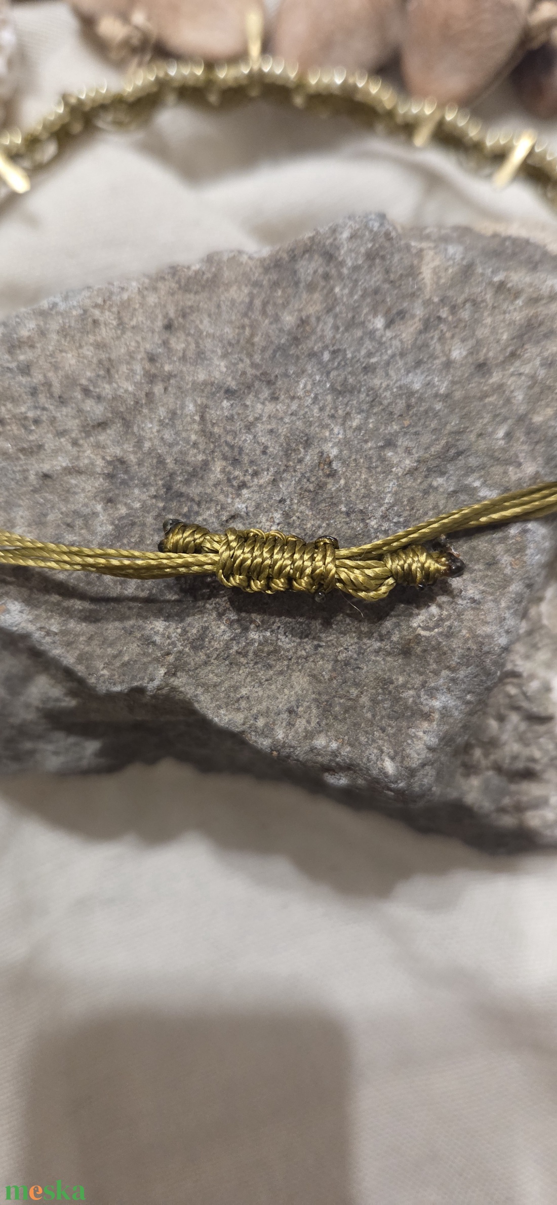 ÁLOM makramé bokalánc - ékszer - lábdísz és testékszer - bokalánc - Meska.hu