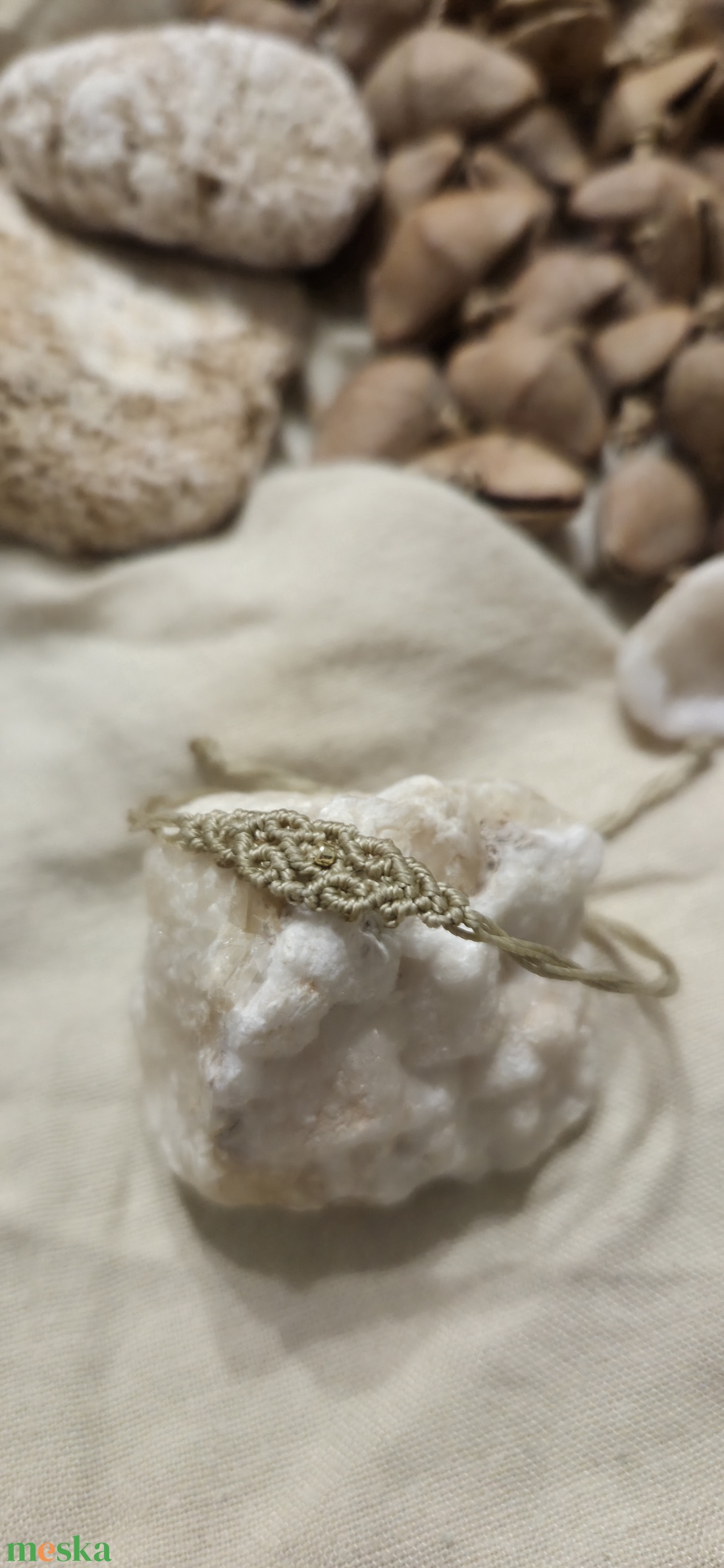 Finom kelta mintás karkötő - ékszer - karkötő - fonott karkötő - Meska.hu