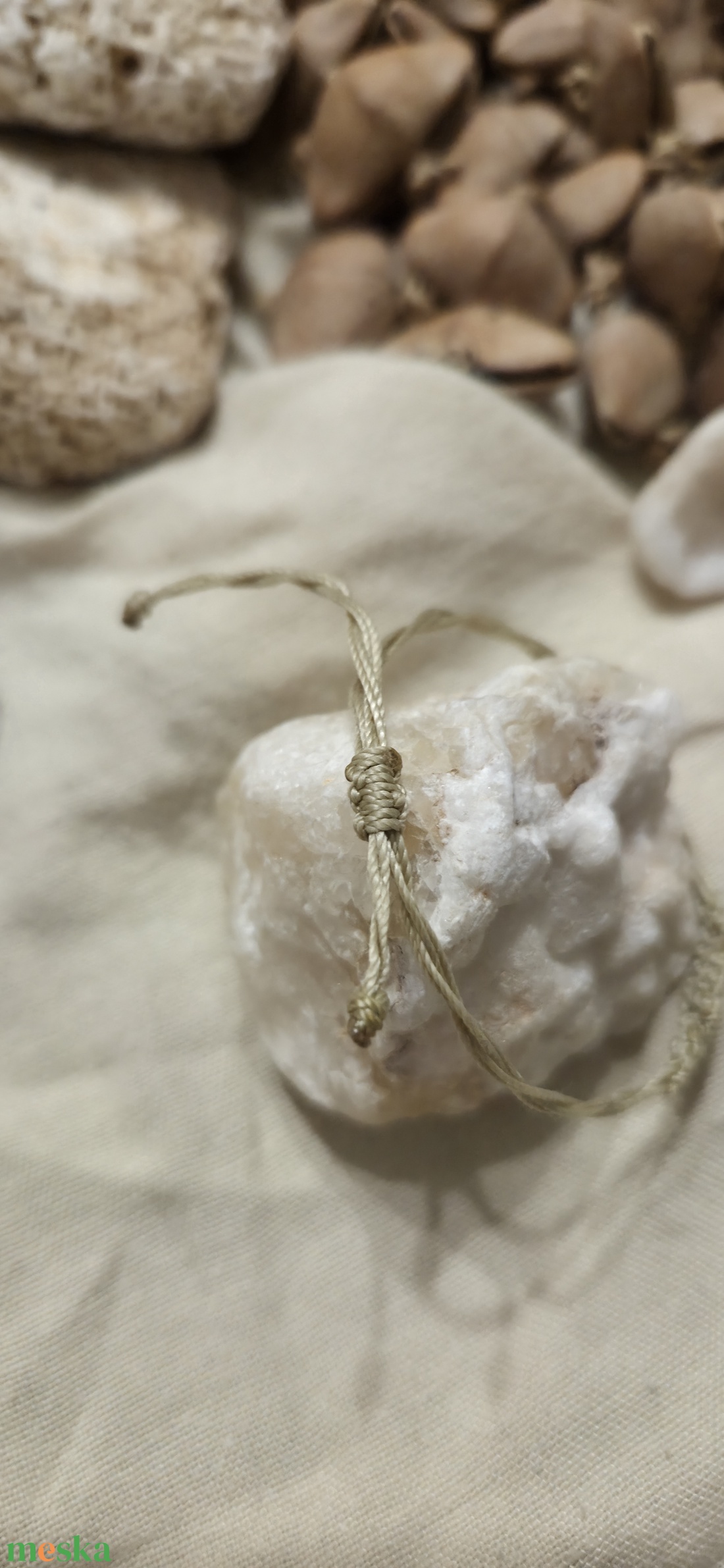 Finom kelta mintás karkötő - ékszer - karkötő - fonott karkötő - Meska.hu