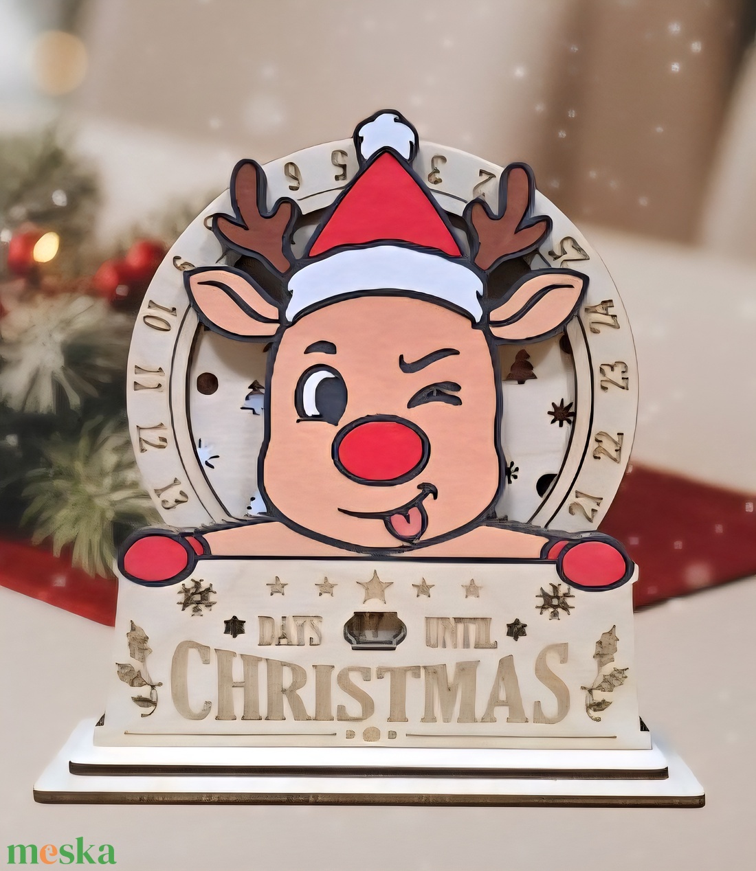 Szarvas,Adventi naptár  - karácsony - adventi díszek - adventi naptár - Meska.hu