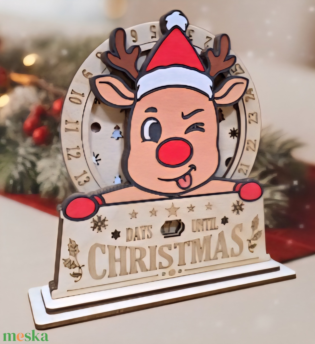 Szarvas,Adventi naptár  - karácsony - adventi díszek - adventi naptár - Meska.hu