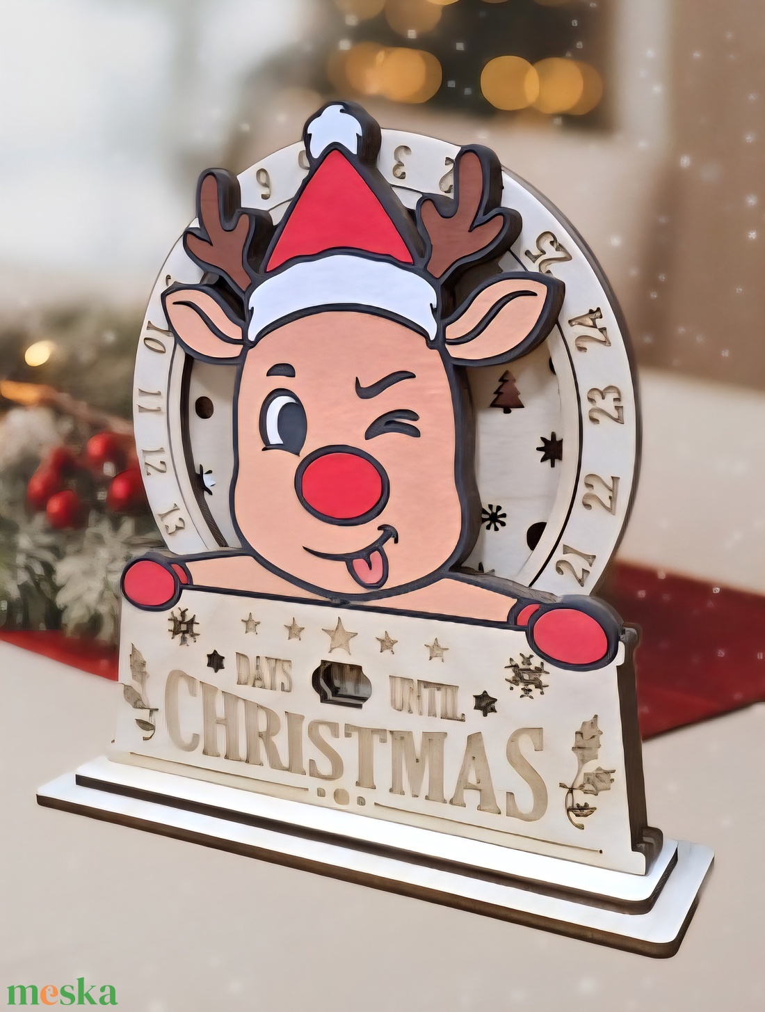 Szarvas,Adventi naptár  - karácsony - adventi díszek - adventi naptár - Meska.hu