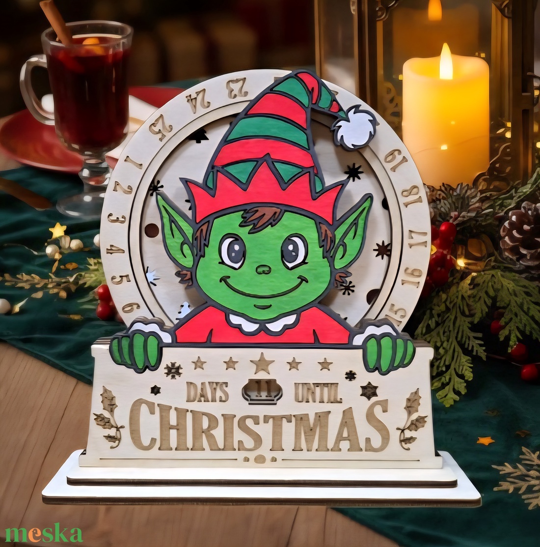 Manó, Adventi naptár  - karácsony - adventi díszek - adventi naptár - Meska.hu