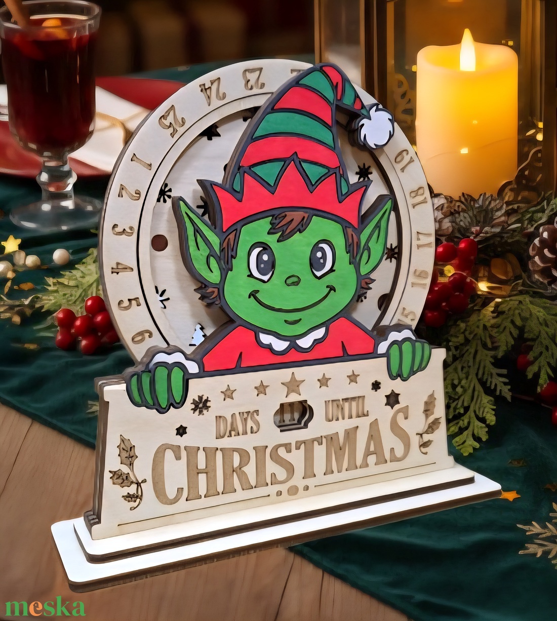 Manó, Adventi naptár  - karácsony - adventi díszek - adventi naptár - Meska.hu